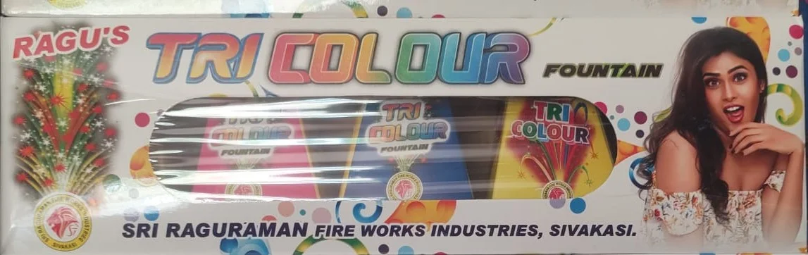 Multi Tricolour Fountain(5 Pce)