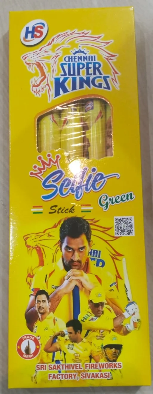 Chennai Super Kings Selfie Stick (5 Pcs)